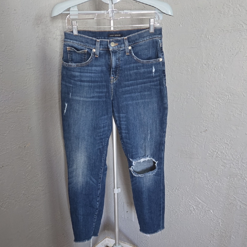 Lucky Brand Mid Rise Ava Skinny-Ankle Jeans